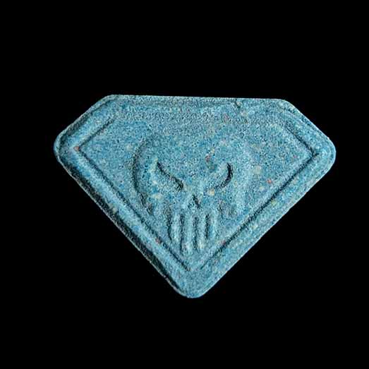 Punisher, MDMA, verunreinigt mit Koffein, 30.06.2026 (Berlin)